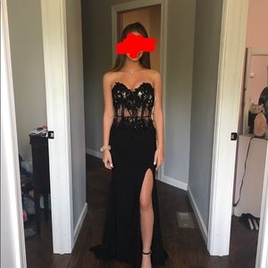 black prom dress size 1/2